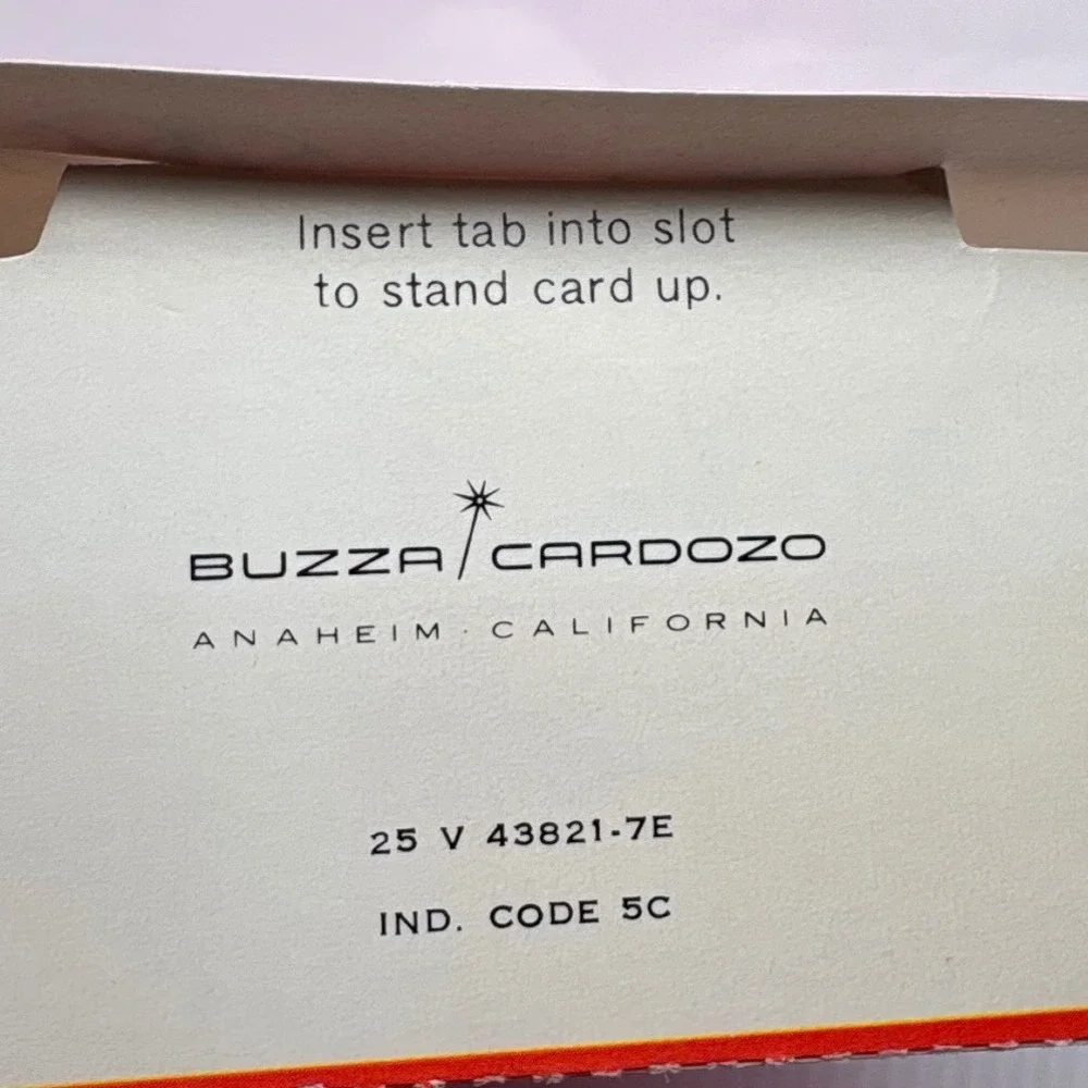 1970s Vintage Buzza Cardozo First Valentine's Day Greeting Card Boy with Balloon